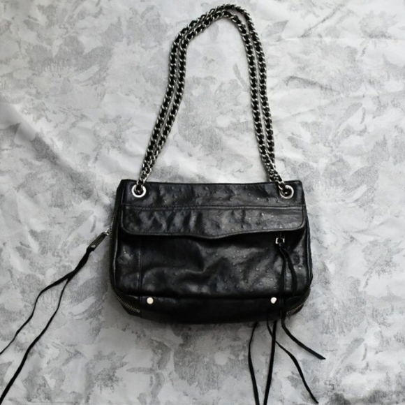 Rebecca Minkoff Handbags - Rebecca Minkoff convertible black leather crossbody bag, EUC